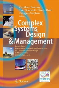 Enlarge image Cover: Complex Systems Design & Management - Springer