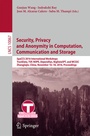 Cover: Security, Privacy and Anonymity in Computation, Communication and Storage - Springer