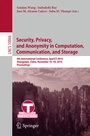 Cover: Security, Privacy, and Anonymity in Computation, Communication, and Storage - Springer
