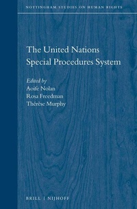 Enlarge image Cover: The United Nations Special Procedures System - Martinus Nijhoff