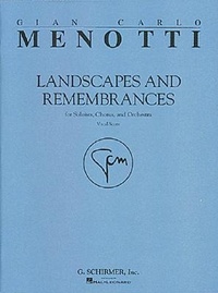 Abbildung von: Landscapes and Remembrances: For Soloists, Chorus, and Orchestra - G. Schirmer, Inc.