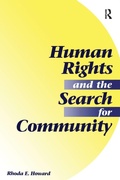 Cover: Human Rights And The Search For Community - Westview Press Inc