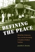 Cover: Defining the Peace - The University of North Carolina Press