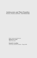 Cover: Adolescents and Their Families - Routledge