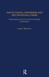 Enlarge image Cover: Institutional Ownership and Multinational Firms - Routledge