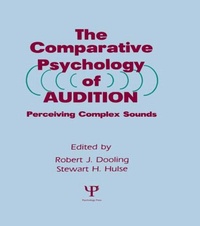 Enlarge image Cover: The Comparative Psychology of Audition - Psychology Press