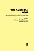 Cover: Racial Encounters in the Multi-Cultured West - Routledge