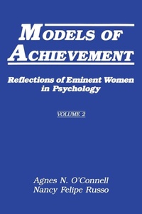Enlarge image Cover: Models of Achievement - Psychology Press