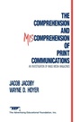 Cover: The Comprehension and Miscomprehension of Print Communication - Routledge