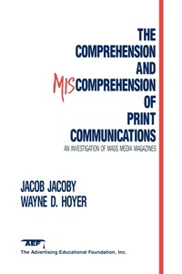 Enlarge image Cover: The Comprehension and Miscomprehension of Print Communication - Routledge