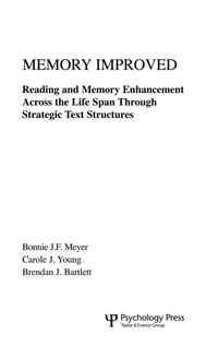 Abbildung von: Memory Improved - Psychology Press