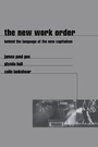 Cover: The New Work Order - Westview Press Inc