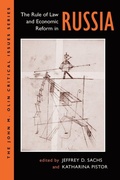 Cover: The Rule Of Law And Economic Reform In Russia - Westview Press Inc