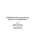 Cover: Communication and Health - Routledge