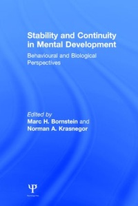 Enlarge image Cover: Stability and Continuity in Mental Development - Psychology Press