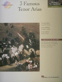 Abbildung von: 3 Famous Tenor Arias: Orchestra Accompaniment Series [With *] - Hal Leonard Publishing Corporation