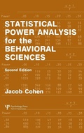 Cover: Statistical Power Analysis for the Behavioral Sciences - Routledge