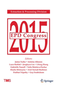 Enlarge image Cover: EPD Congress 2015 - Springer