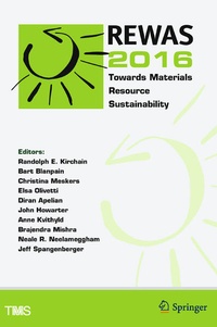 Enlarge image Cover: REWAS 2016 - Springer