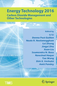 Enlarge image Cover: Energy Technology 2016 - Springer