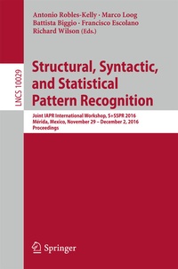 Enlarge image Cover: Structural, Syntactic, and Statistical Pattern Recognition - Springer
