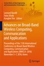Cover: Advances on Broad-Band Wireless Computing, Communication and Applications - Springer