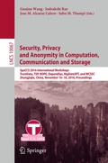 Cover: Security, Privacy and Anonymity in Computation, Communication and Storage - Springer