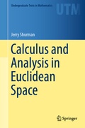 Cover: Calculus and Analysis in Euclidean Space - Springer