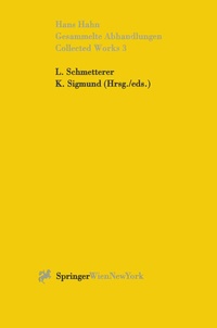 Abbildung von: Gesammelte Abhandlungen III - Collected Works III - Springer