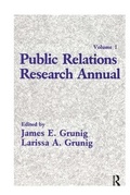 Cover: Public Relations Research Annual - Routledge