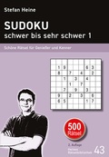 Cover: SUDOKU - schwer bis sehr schwer 1 - verlag presse service