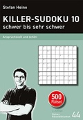 Cover: KILLER-SUDOKU 10 - schwer bis sehr schwer - verlag presse service