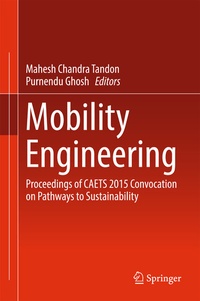 Enlarge image Cover: Mobility Engineering - Springer