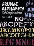 Cover: Grunger Alphabets - Dover Publications Inc.