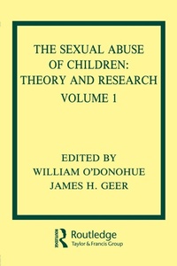Enlarge image Cover: The Sexual Abuse of Children - Routledge