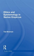 Cover: Ethics and Epistemology in Sextus Empircus - Routledge