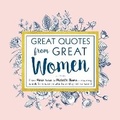 Cover: Great Quotes from Great Women - Simple Truths, LLC