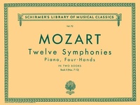Abbildung von: 12 Symphonies - Book 2: Nos. 7-12: Schirmer Library of Classics Volume 72 Piano Duet - G. Schirmer, Inc.
