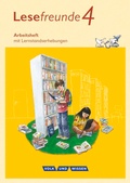 Cover: Lesefreunde - Lesen - Schreiben - Spielen - &Ouml;stliche Bundesl&auml;nder und Berlin - Neubearbeitung 2015 - 4. Schuljahr - Volk und Wissen Verlag