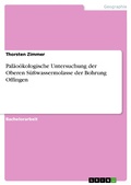 Cover: Pal&auml;o&ouml;kologische Untersuchung der Oberen S&uuml;&szlig;wassermolasse der Bohrung Offingen - GRIN Verlag