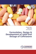 Cover: Formulation, Design & Development of solid Oral Dosage of Ceftriaxone - LAP Lambert Academic Publishing