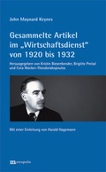 Cover: Gesammelte Artikel im "Wirtschaftsdienst" von 1920 bis 1932 - Metropolis