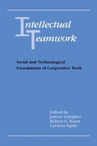 Abbildung von: Intellectual Teamwork - Psychology Press
