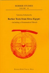 Abbildung von: Berber Texts from Siwa (Egypt) - including a Grammatical Sketch - Köppe, R