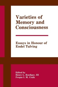 Enlarge image Cover: Varieties of Memory and Consciousness - Psychology Press