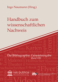 Cover: Handbuch zum wissenschaftlichen Nachweis - res publica Wissenschaftsverlag Ingo Naumann