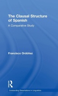 Cover: The Clausal Structure of Spanish - Routledge