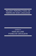 Cover: Recent Perspectives on American Sign Language - Psychology Press
