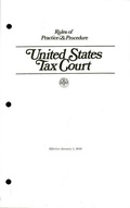 Bild: Rules of Practice and Procedure, United States Tax Court 2010 - Government Printing Office