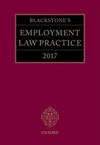 Abbildung von: Blackstone's Employment Law Practice 2017 - Oxford University Press
